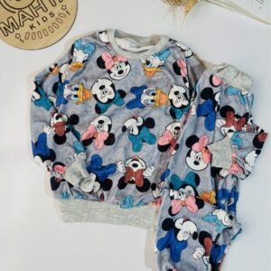 بلوز شلوار میکی موس پاپیون و اردک ۳۰۳۲