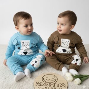 بلوز شلوار طرح هاپو 2059