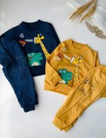 بلوز شلوار زرافه و قورباغه 3047 - Image 2