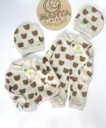 سرهمی تدی بزرگ با کلاه کرمی