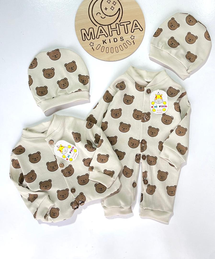 WhatsApp Image 2025-12-27 at 15.55.43 سرهمی تدی بزرگ با کلاه کرمی - Image 1