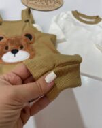 پیشبندی با بلوز خرس پشمالو - Image 3