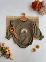 زیردکمه رنگین کمان پفکی