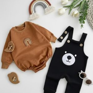 زیردکمه رنگین کمان شکلاتی