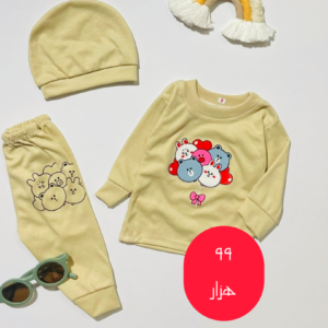 سه تکه خرسی بادکنکی سایز صفر