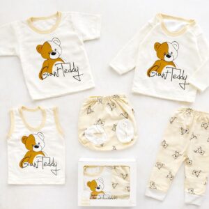 پنج تکه جعبه دار خرس بیر نشسته کرمی