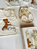 پنج تکه جعبه دار خرس بیر نشسته کرمی - Image 2